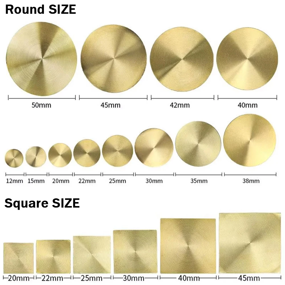 Custom Brass Wax Seal Stamp Personalized LOGO 25/30/40/50mm Round/Square Wax Sealing Head For Wedding Invitation Card Decor Seal thumbnail 4