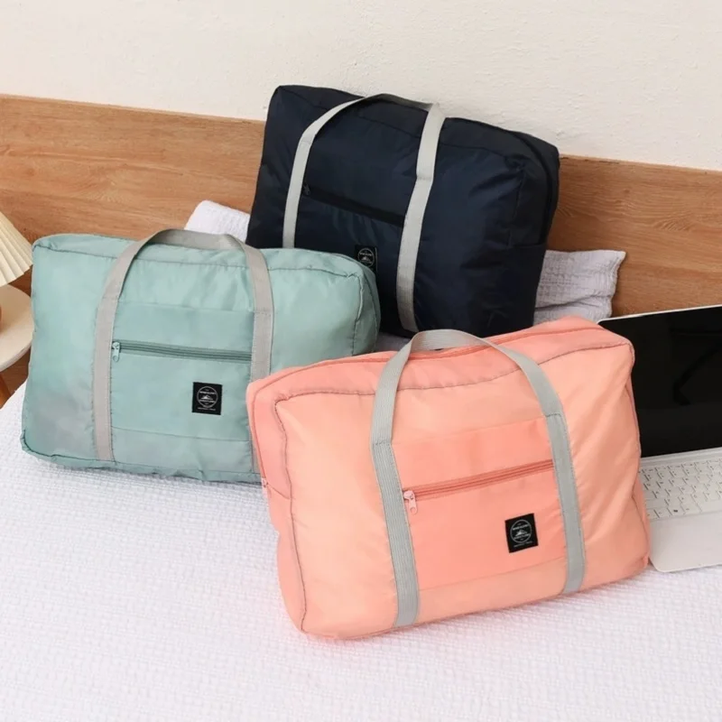 Expandable Travel Luggage Bag Foldable Lightweight Tote with Luggage Handle Sleeve for Trip Commute thumbnail 6