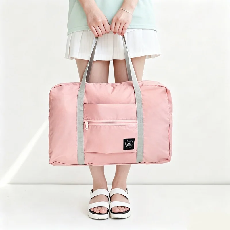 Expandable Travel Luggage Bag Foldable Lightweight Tote with Luggage Handle Sleeve for Trip Commute thumbnail 5