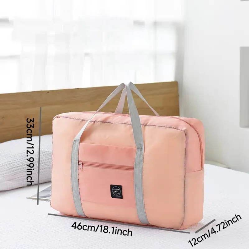 Expandable Travel Luggage Bag Foldable Lightweight Tote with Luggage Handle Sleeve for Trip Commute thumbnail 2