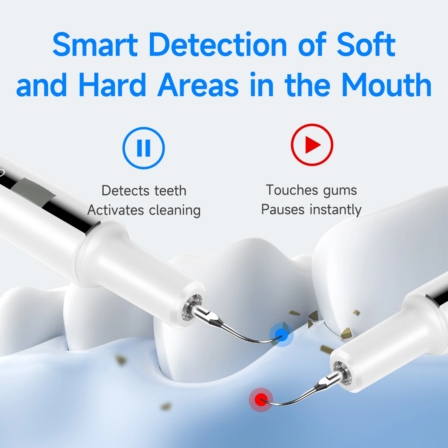 Electric Tooth Cleaner For Teeth Tartar Remover Waterproof IPX6 Vibration Dental Scaler Plaque Calculus Teeth Cleaning Tools thumbnail 5