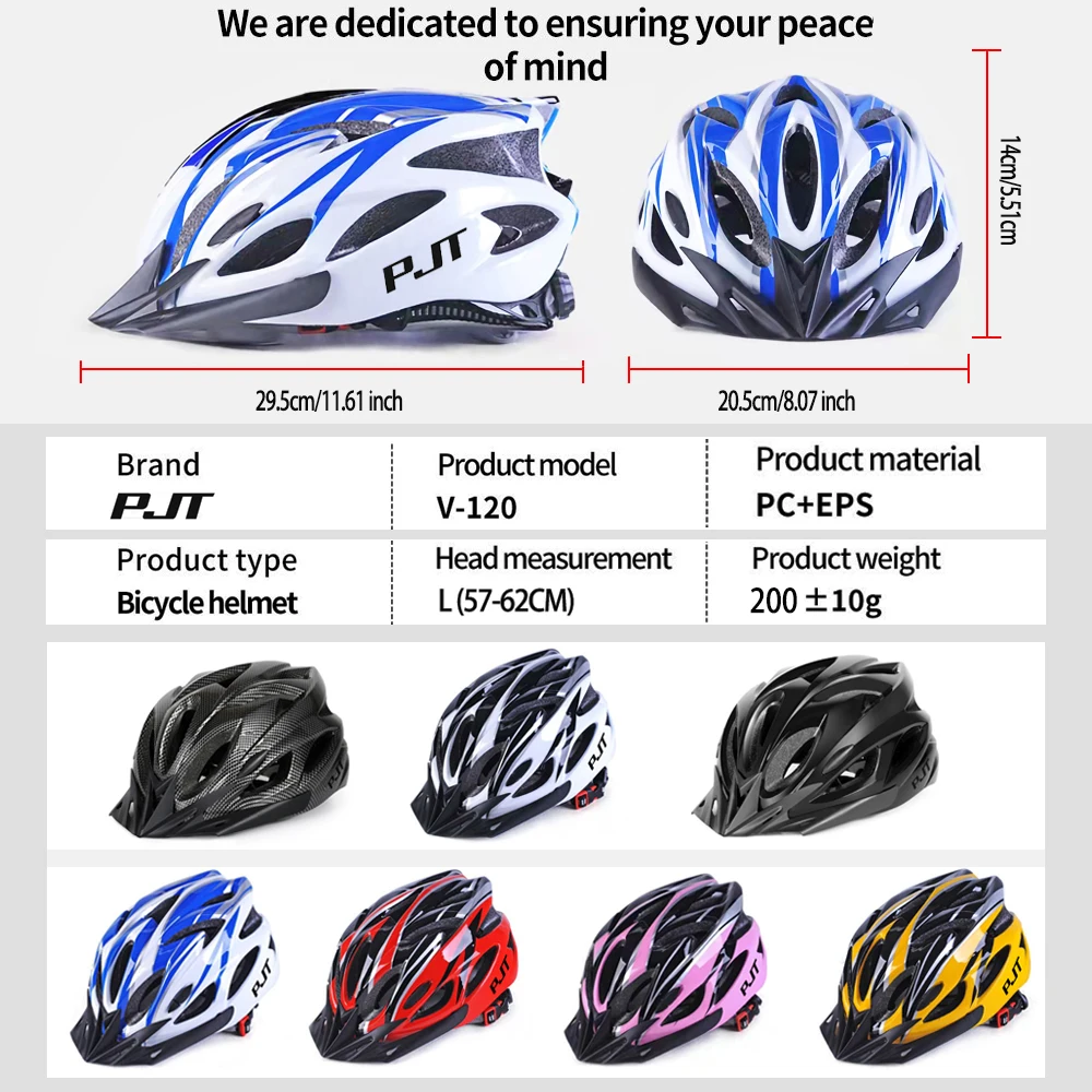 PMT Bicycle Helmet Comfort Lining Lightweight Hollow Riding Safety Cap Head Protection Cycling MTB Helmets Men Women Bike Helmet thumbnail 2