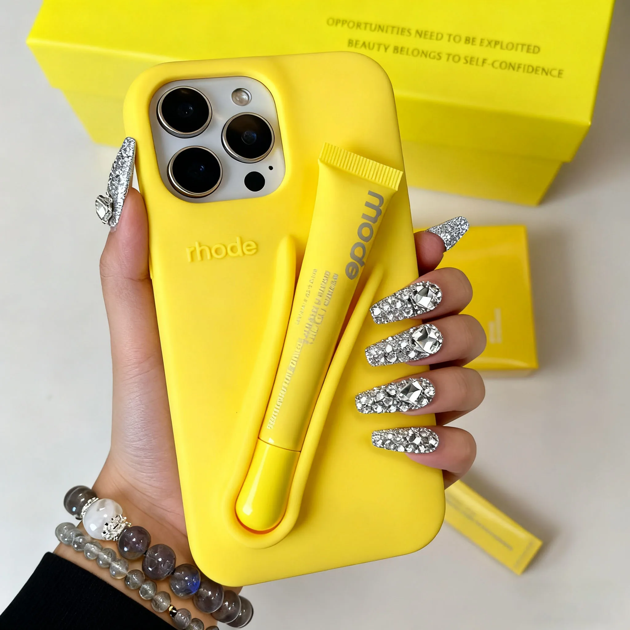 Hot Brand Lemontini Phone  Case for IPhone 11 12 13 14 15 16 Pro Max Plus 17 Air Makeup Lip Gloss Silicone Cover with Lip Glaze thumbnail 5