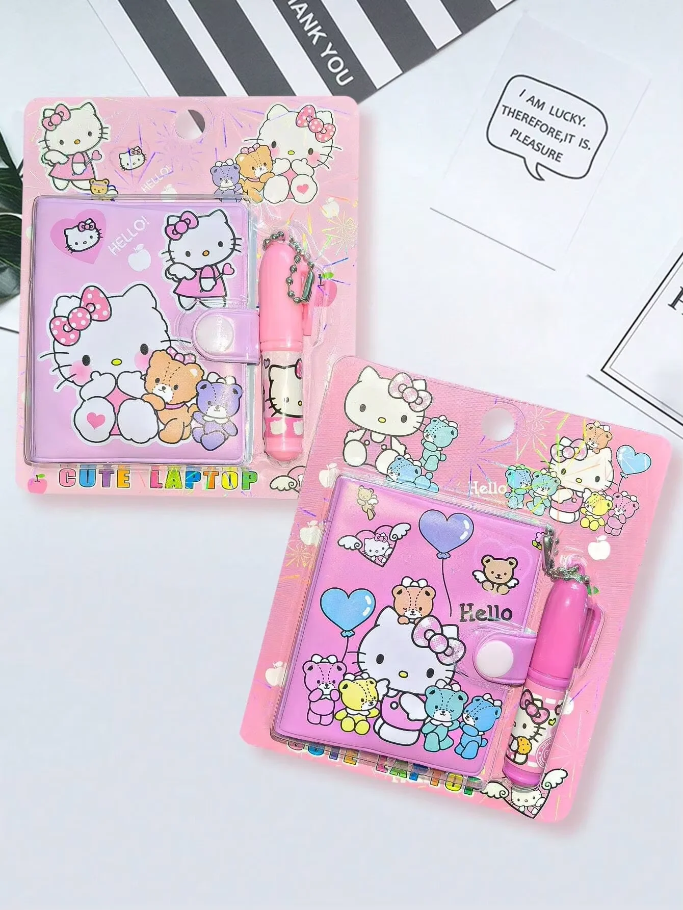 1/4/8/16pcs Hello Notebook Kitty Journal Small Size Kawaii Miini Portable Ledger School Supplies Stationery Birthday Gifts thumbnail 4