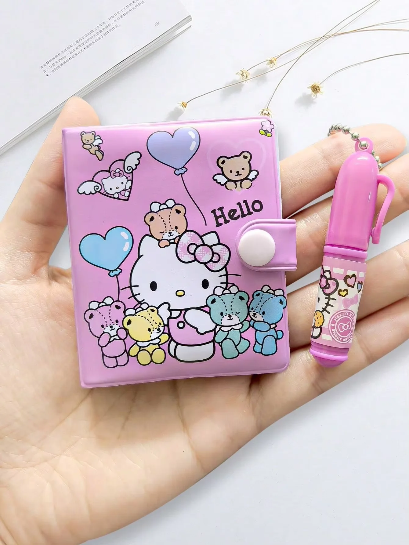 1/4/8/16pcs Hello Notebook Kitty Journal Small Size Kawaii Miini Portable Ledger School Supplies Stationery Birthday Gifts thumbnail 6