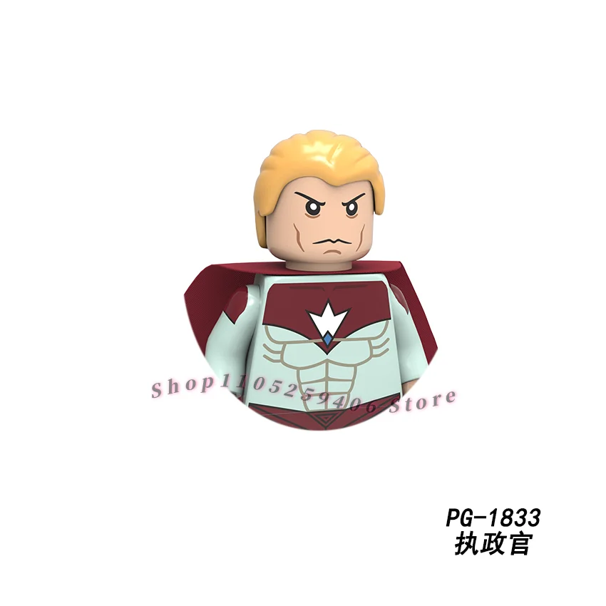 HOT building block toys DC superhero Collect limited edition mini brick block Doctor Fate Mime Firestorm Lobo doll toys gifts thumbnail 5