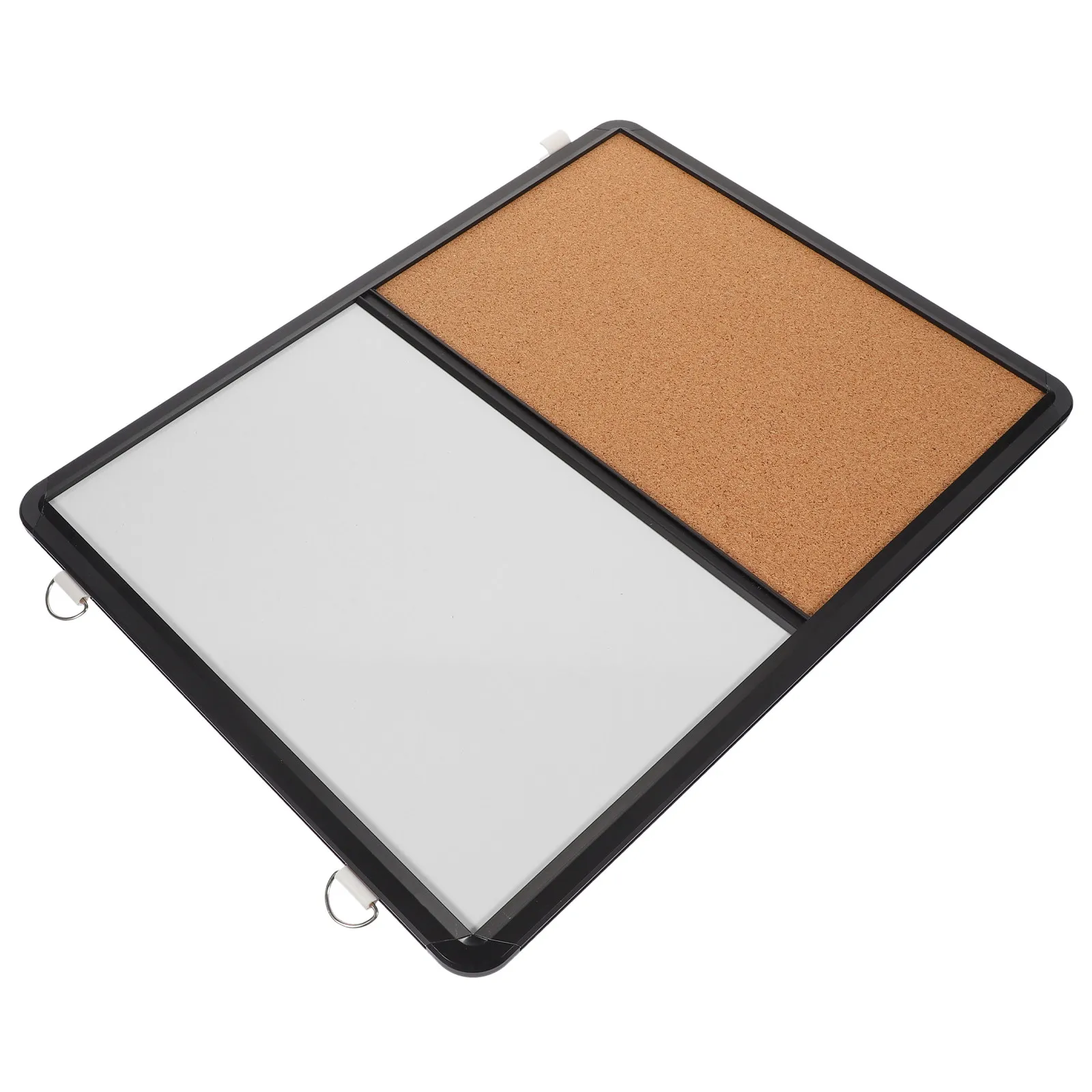 Small Cork Bulletin Board with Whiteboard Combo Modern Desktop Decor for Office Bedroom Classroom Display Message Notice Board thumbnail 2