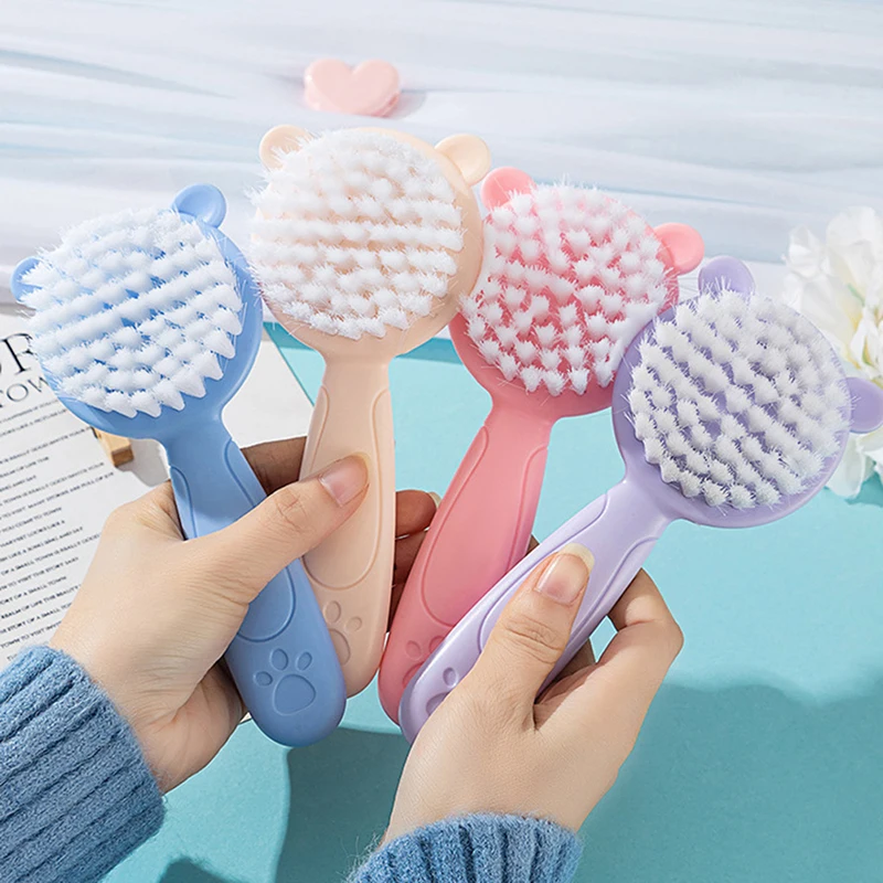 2 Pcs/Set Cute Kids Baby Small Hair Brush And Comb Set For Newborns & Toddlers Baby Brush Soft Bristles Baby Hair Care Gift thumbnail 4