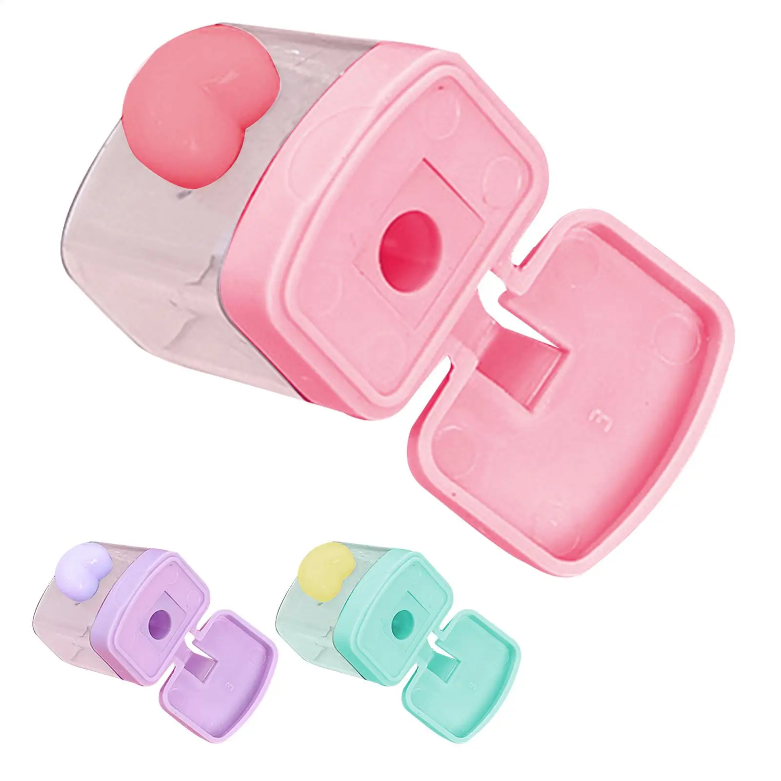 Cartoon Pencil Sharpener Double Hole Pencil Cutter Tool Pencil Sharpening Tool Student Stationery Simple School Office Supplies thumbnail 4
