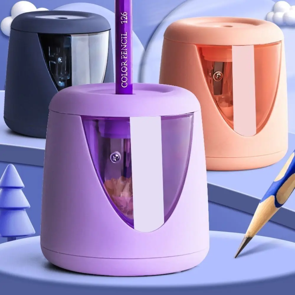 Office School Supplies Battery/USB/Charging Electric Pencil Sharpener Switch Automatic Creative Stationery Mechanical Tool