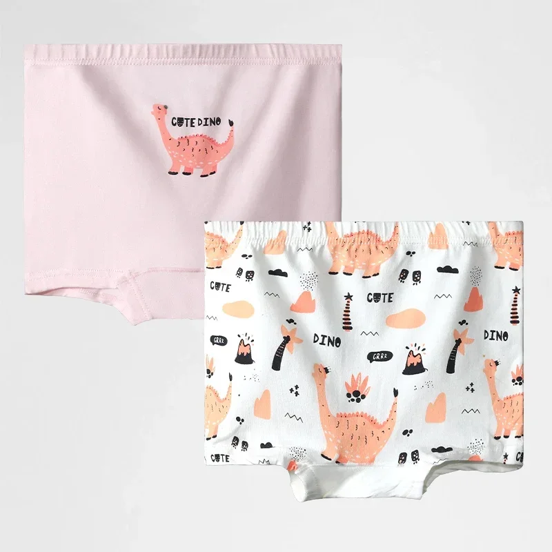 5PCSGirls' underwear, flat cotton shorts, children's quadrangle pants, baby and little girl summer thin style, medium and large thumbnail 3