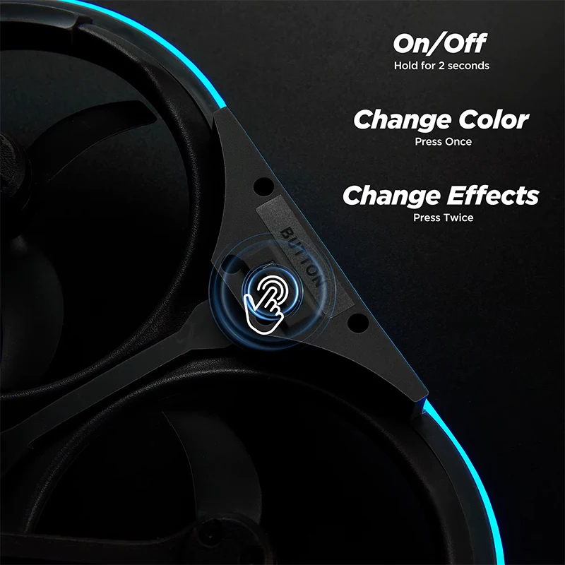 VIFLY Duct Guards Bumper LED Strip Colorful For FPV DJI Avata 2 Drone Quadcopter DIY thumbnail 4