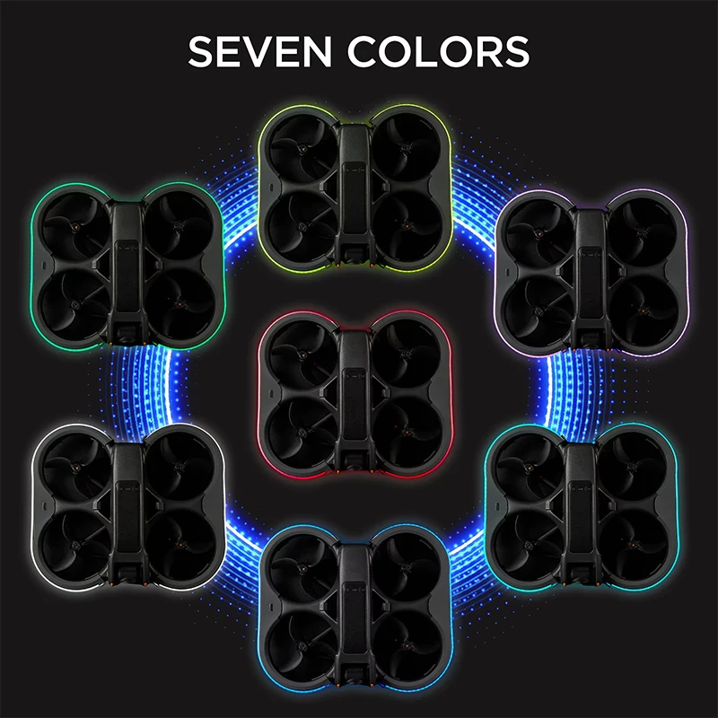 VIFLY Duct Guards Bumper LED Strip Colorful For FPV DJI Avata 2 Drone Quadcopter DIY thumbnail 2