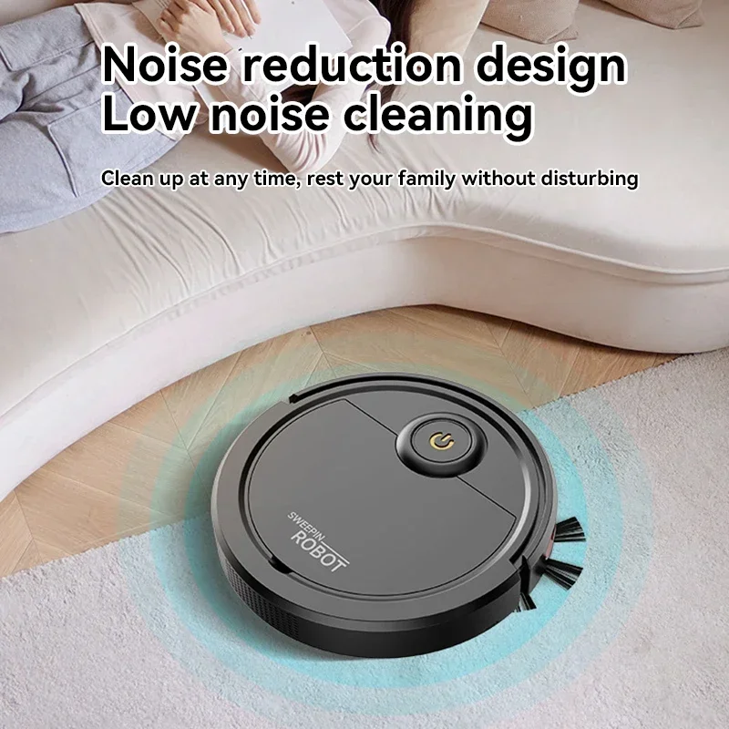 3-in-1 Fully Automatic Sweeper Suction Mopping Sweeping Machine Charge USB Intelligent Kitchen Home Cleaning Robots 2026 New thumbnail 5