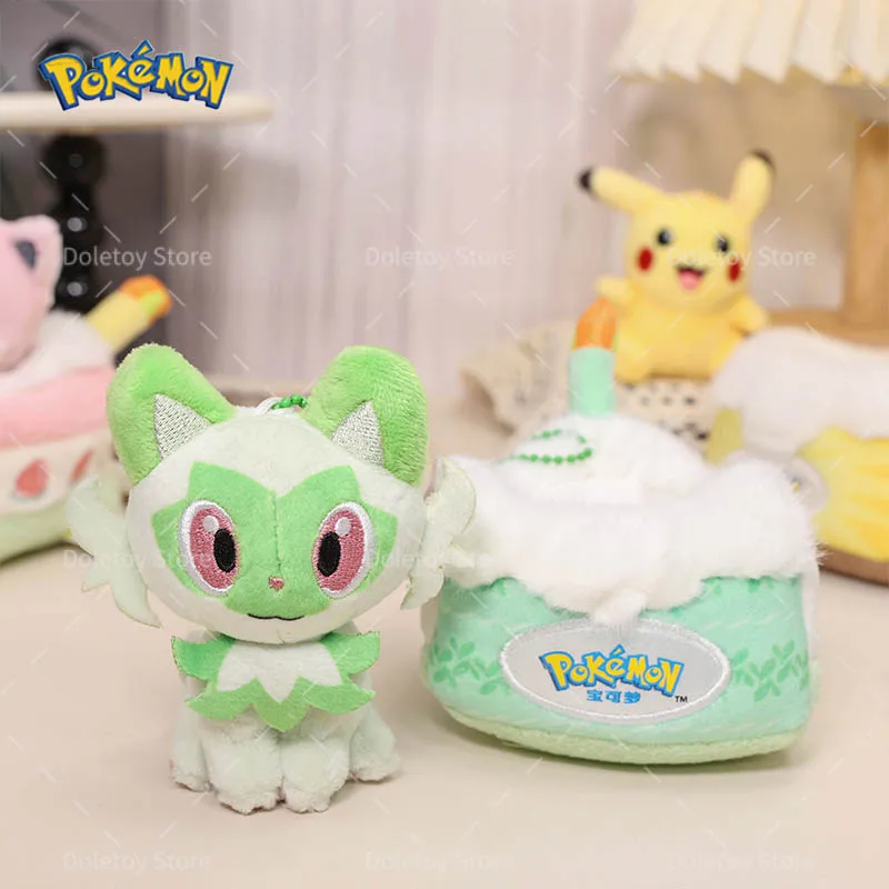 34 Styles Pokemon Plush Keychain Cartoon Toys Pikachu Eevee Charmander Squirtle Mew Snorlax Jigglypuff Doll Kids Kawai Toy Gift thumbnail 2