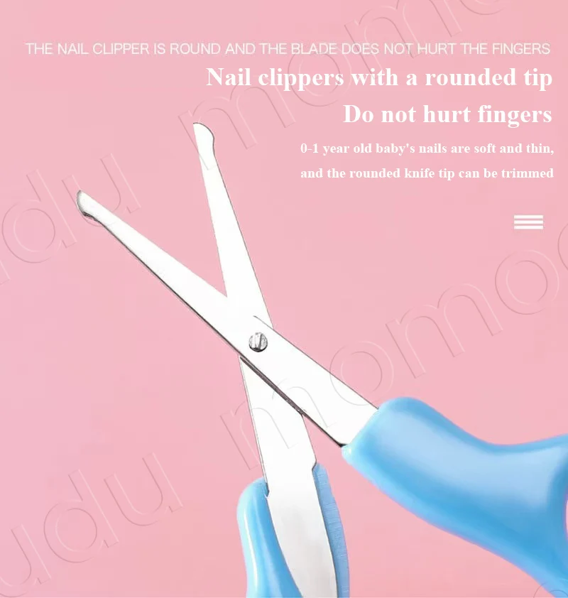 6pcs Baby Care Set Hair Comb Grooming Brush Set Nail Trimmer Scissors Clipper Hygiene Kit Healthcare Tools Sets for Toddler Gift thumbnail 6