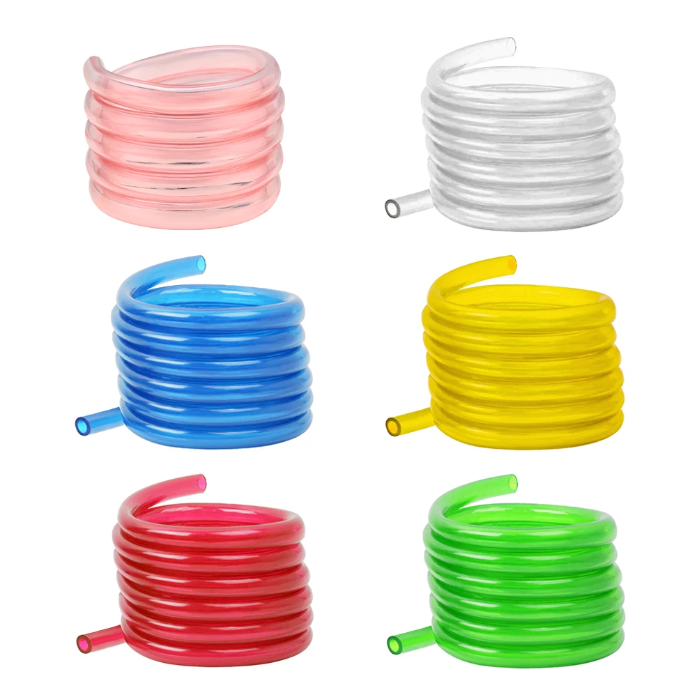 1Pc Yellow/Pink/Blue 1M Petrol Fuel Hose 5mm*8mm Motorcycle Carburetor Color Transparent Oil Pipe Petrol Fuel Pipe Line Hose thumbnail 3
