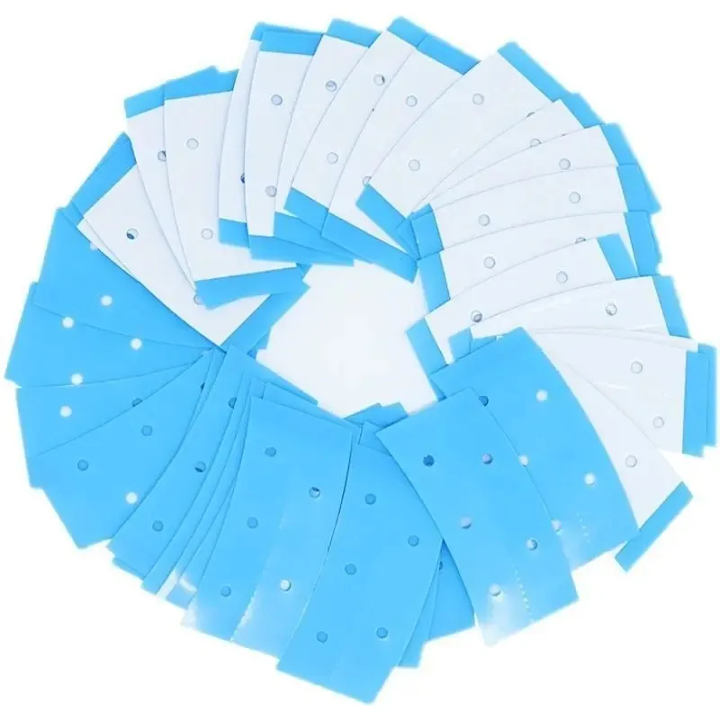 90//60/30PCS Wig Hair Piece Tape Double Sided Adhesive Wig Tapes Clear C-Shaped Hair Strips Pre-Cut Lace Wigs Tape Beauty Tool