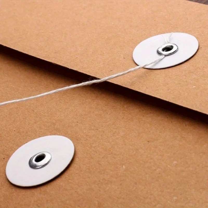 Premium Kraft Paper File Envelope A4 Document Folder with String Closure for Office School Use Document Envelope thumbnail 2