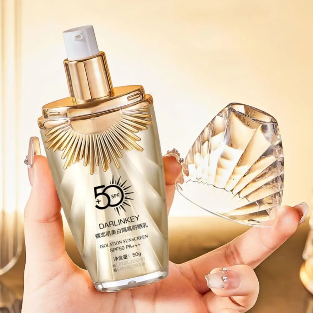 Whitening Sunscreen Face Care Lotion Oil Control Sunscreen SPF50+++ Moisturizing Face Concealer CC Cream Bcase Makeup Skincare thumbnail 6