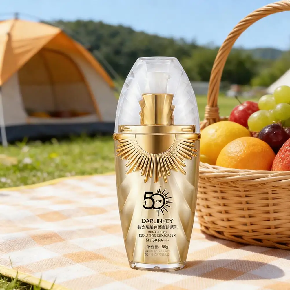 Whitening Sunscreen Face Care Lotion Oil Control Sunscreen SPF50+++ Moisturizing Face Concealer CC Cream Bcase Makeup Skincare thumbnail 4