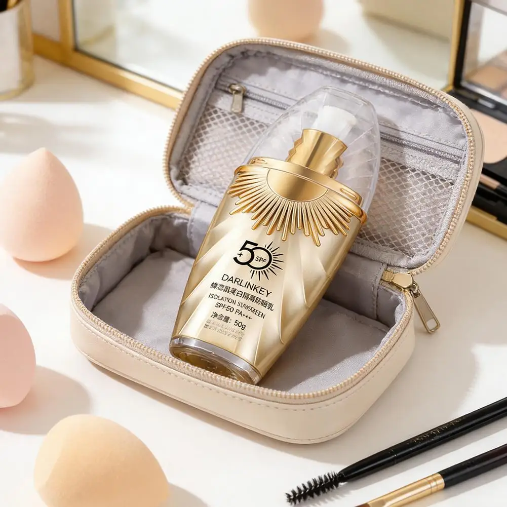 Whitening Sunscreen Face Care Lotion Oil Control Sunscreen SPF50+++ Moisturizing Face Concealer CC Cream Bcase Makeup Skincare thumbnail 5