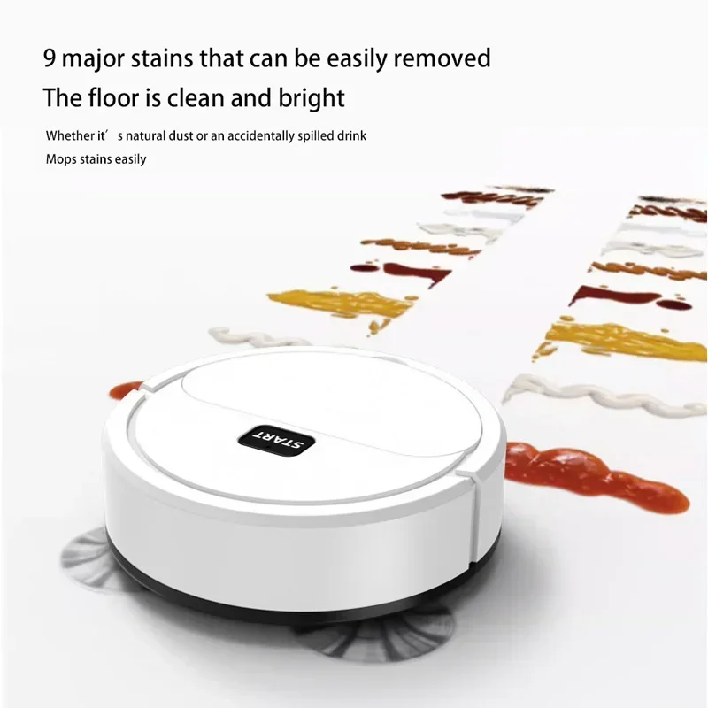 Smart Sweeping Robot Mini Silent Vacuum Cleaner Powerful Sweep Mop Brush 5-in-1 Multi-function Cleaning Machine For Home 2026 thumbnail 2