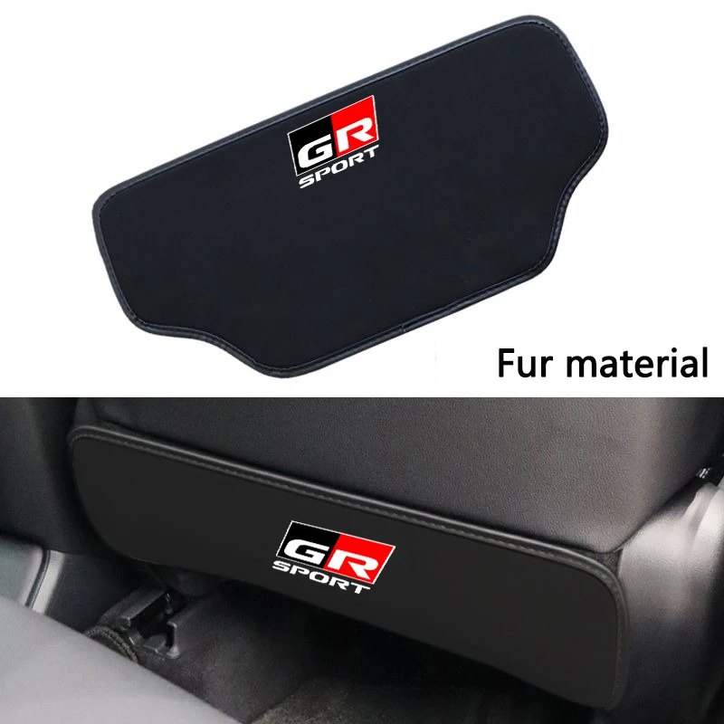 Car Anti-dirty Seat Back Protective Mat Anti Kick Pad Accessories For Toyota GR Sport Camry Corolla Yaris Hilux Prius Avensis thumbnail 3