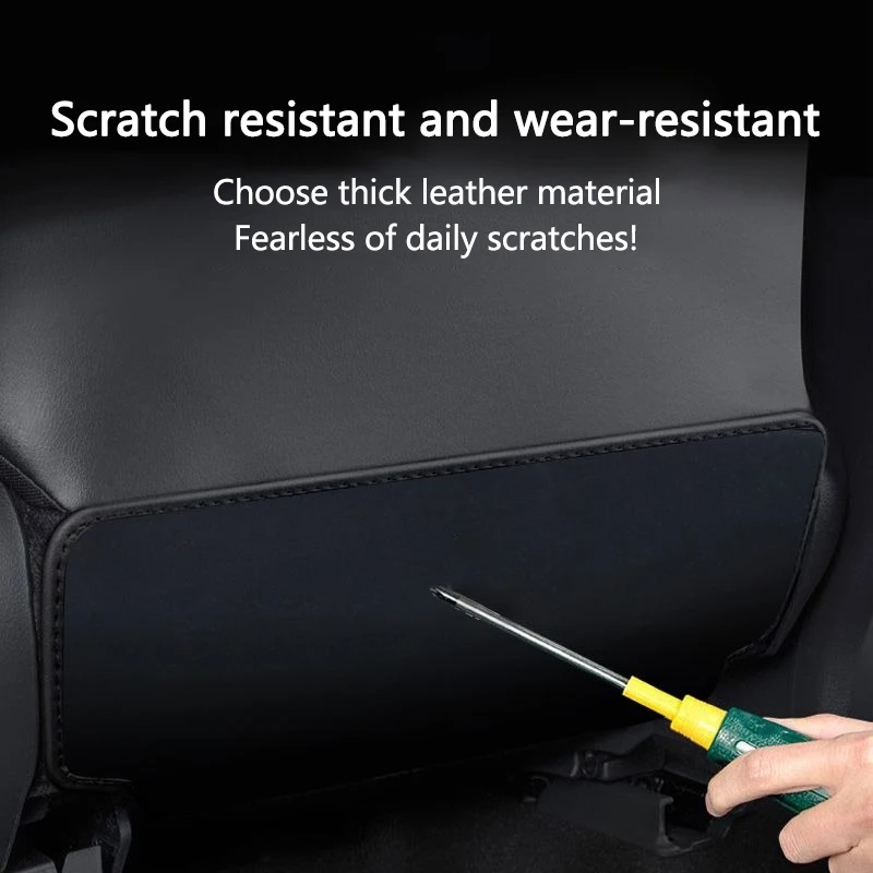 Car Anti-dirty Seat Back Protective Mat Anti Kick Pad Accessories For Toyota GR Sport Camry Corolla Yaris Hilux Prius Avensis thumbnail 4