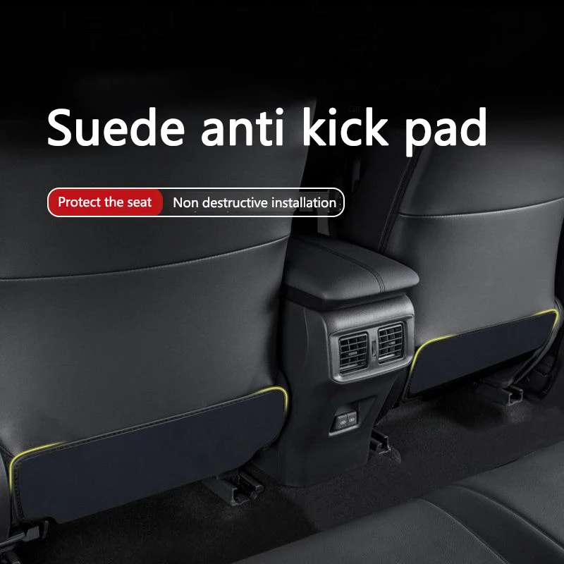 Car Anti-dirty Seat Back Protective Mat Anti Kick Pad Accessories For Toyota GR Sport Camry Corolla Yaris Hilux Prius Avensis thumbnail 6