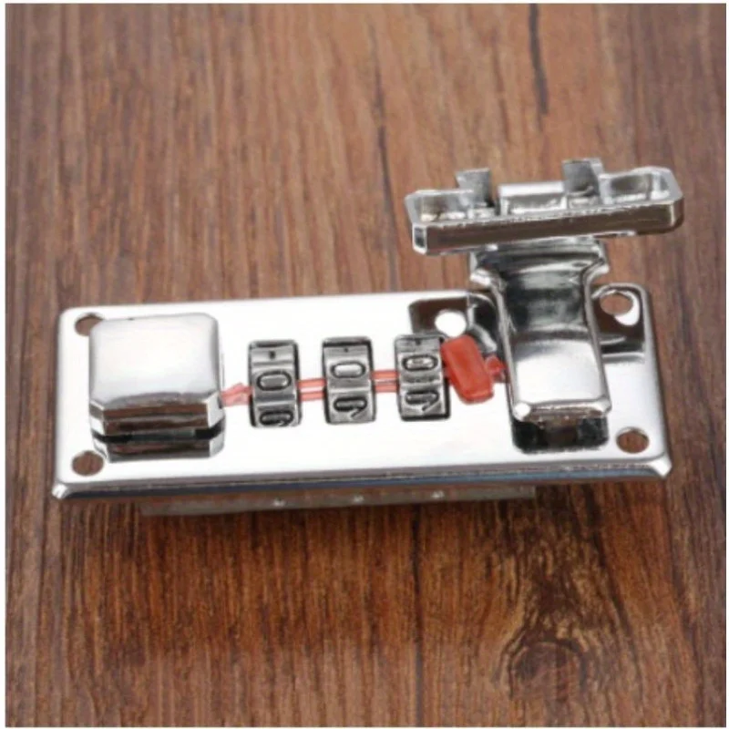 1/2Pcs Wooden Box Fixed Password Lock Latch Handmade Jewelry Case Luggage Suitcase Coded Locks Furniture Hardware Security thumbnail 4