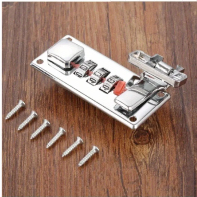 1/2Pcs Wooden Box Fixed Password Lock Latch Handmade Jewelry Case Luggage Suitcase Coded Locks Furniture Hardware Security thumbnail 6