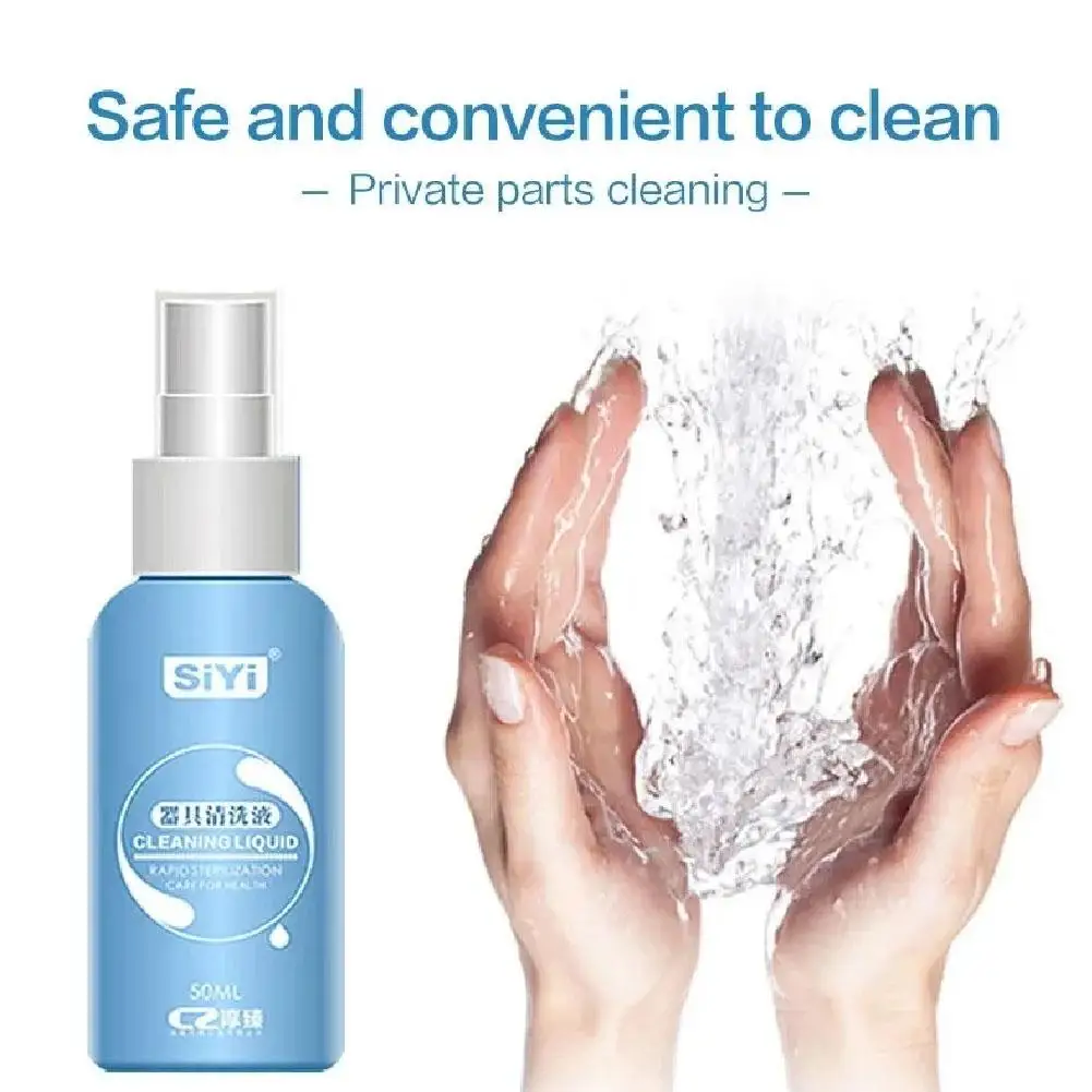 1-4pcs Anti-bacterial Sex Toy Cleaner Disinfection Liquid for Vibrator Body Safe Cleaning Spray Bottle Sex Products thumbnail 2