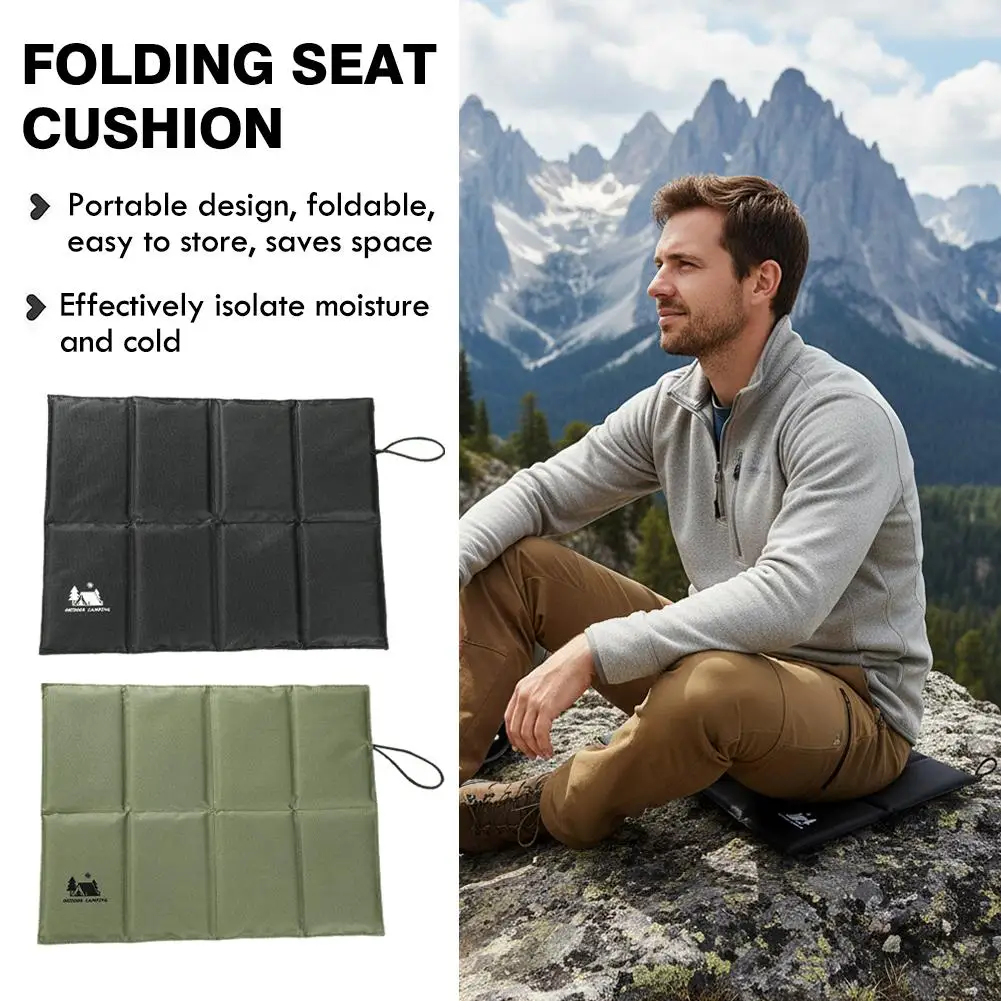 Folding Camping Mat Hiking Small Seat Pad Portable Outdoor Oxford Cloth Waterproof Sitting Prevent Dirty 2026 New thumbnail 4