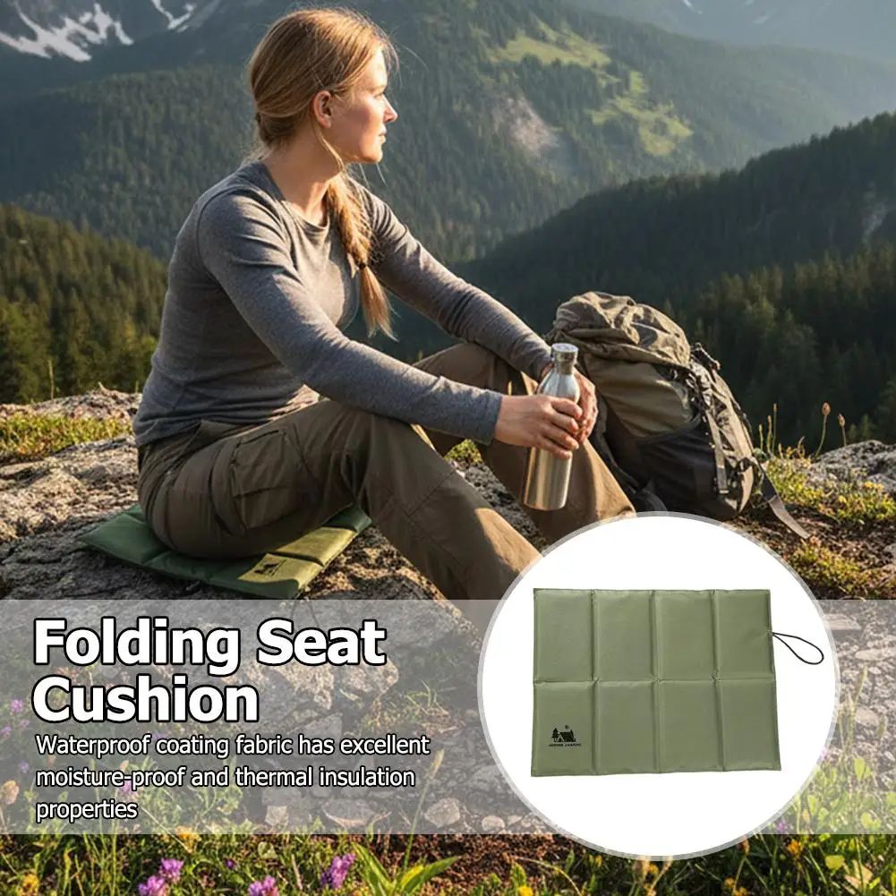 Folding Camping Mat Hiking Small Seat Pad Portable Outdoor Oxford Cloth Waterproof Sitting Prevent Dirty 2026 New thumbnail 5