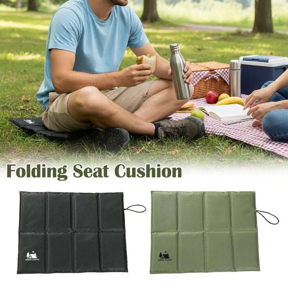 Folding Camping Mat Hiking Small Seat Pad Portable Outdoor Oxford Cloth Waterproof Sitting Prevent Dirty 2026 New thumbnail 3