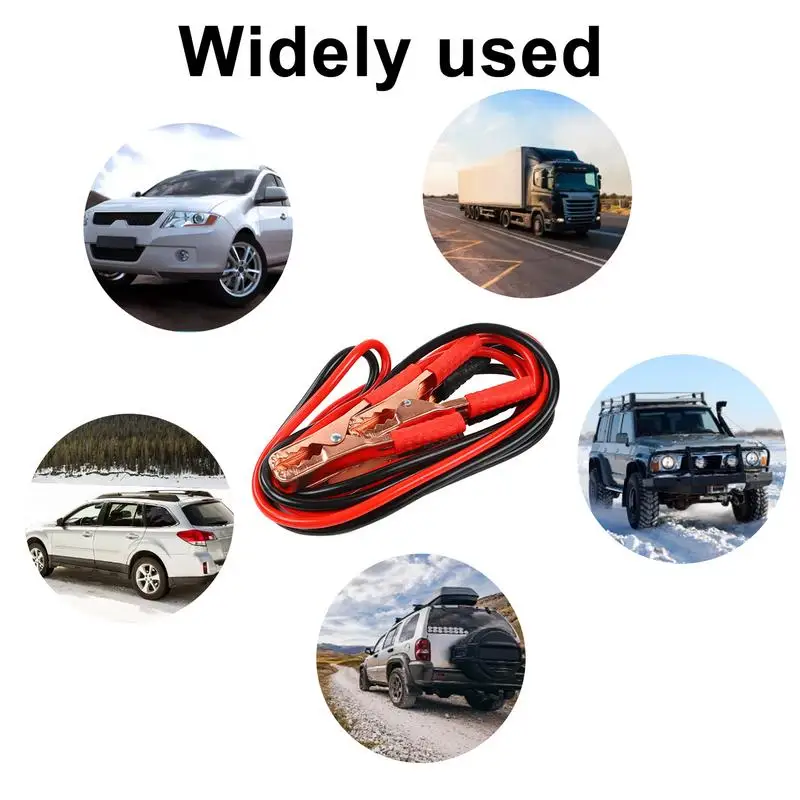 Car Battery Cable 500A Car Jumper Cables Jumper Cables For Car Battery Heavy Duty Automotive Battery Cable For Jump Starting thumbnail 5