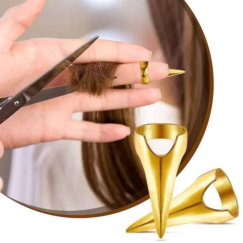 2/3/5/10pcs/ Hairdressing Finger Claw Ring Stitching Layered Hairdressing tool Accessories Braiding Hair thumbnail 2