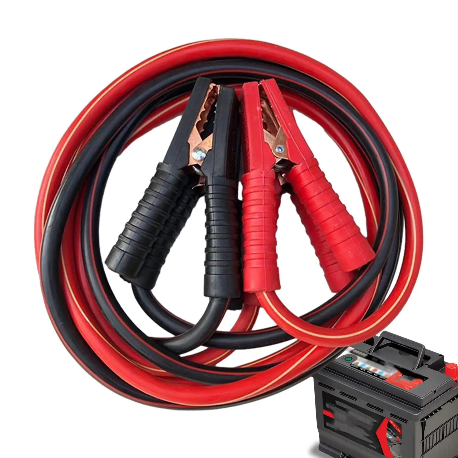 1500A 3 m 4M Jumper Cables Emergency Tool Booster Cables Jumper Heavy Duty Battery Jumper Safe Car Jumper Cables Kit