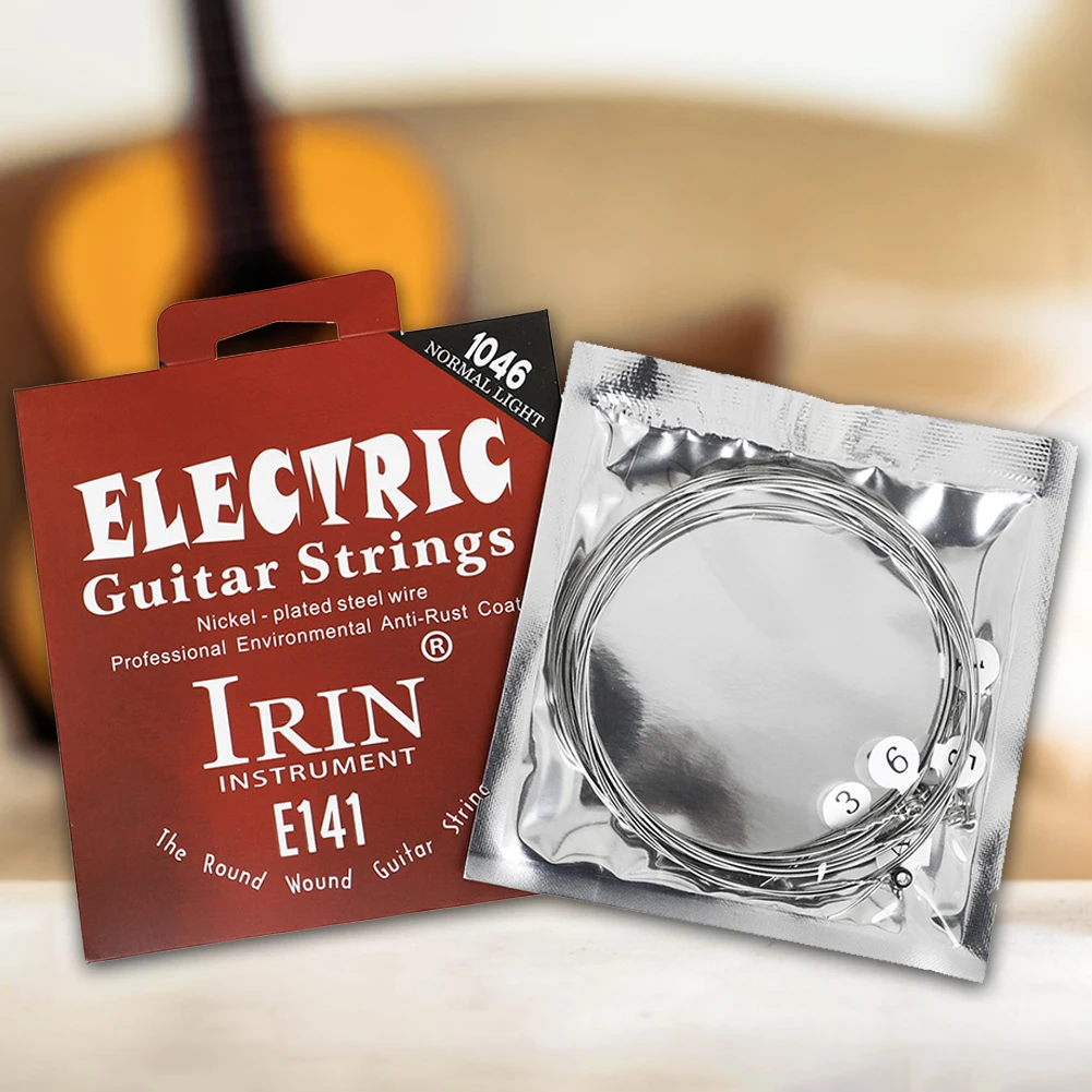 Metal Electric Guitar Strings Set Nickel Alloy Guitar Strings Musical Instruments Accessories thumbnail 2