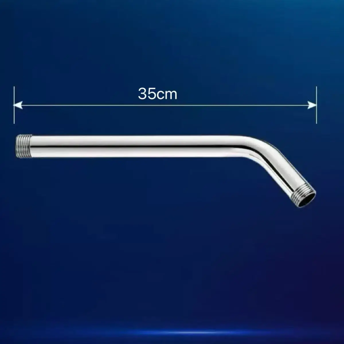 15/20/25/30/35cm Stainless Steel Wall Shower Arm Shower Head Extension Pipe Arm Bracket Bathroom Home Accessories thumbnail 6
