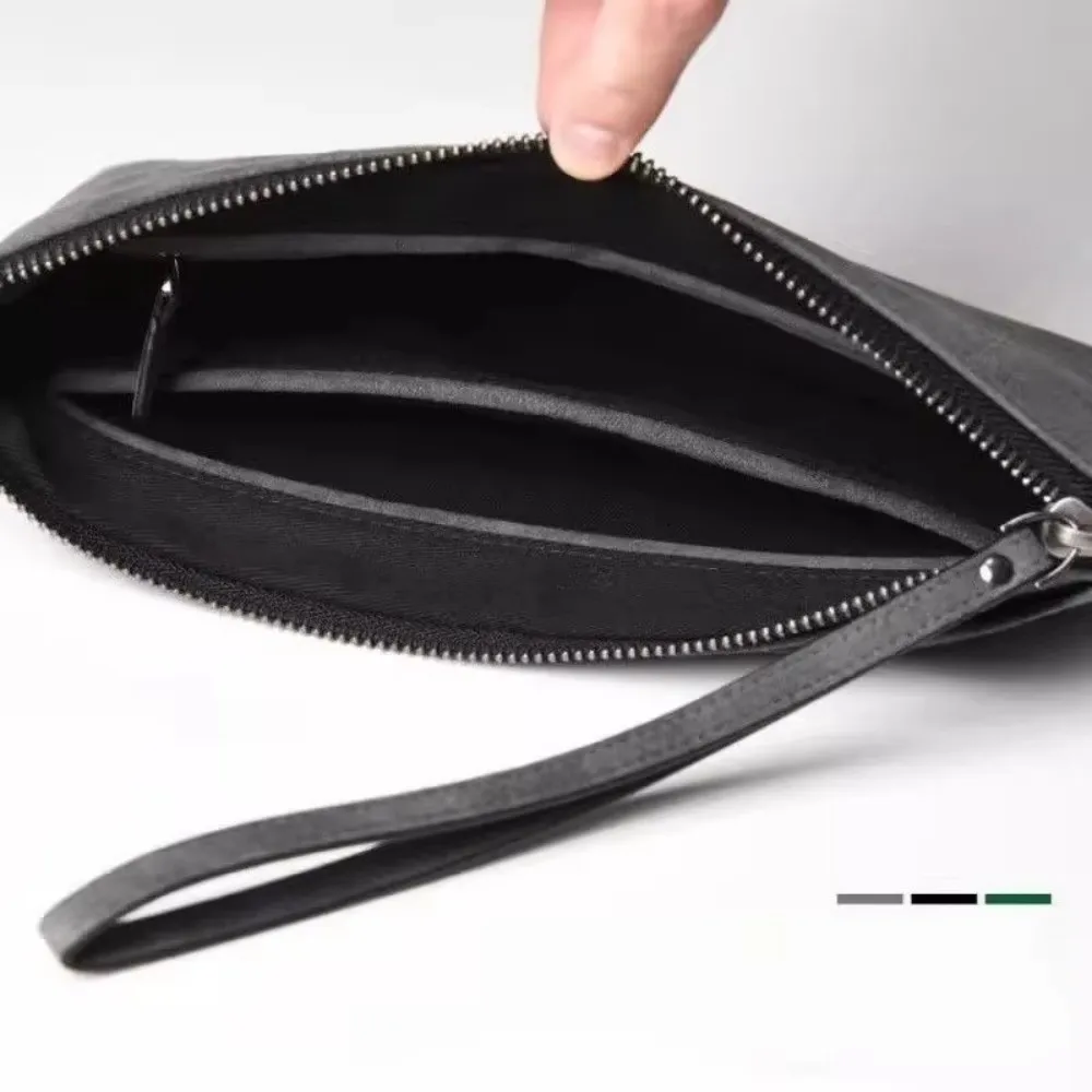 Gifts Portable Men's Business Clutch Bag Large Capaci Soft Surface Ort Handheld Busin Coin Purse Casual Phone Bags thumbnail 3