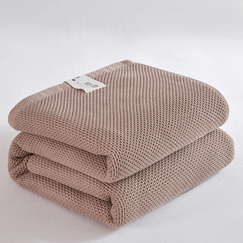 Solid Cotton Blanket for Bed Waffle Plaid Bedspread for Single Queen King Bed Sofa Blankets Throw Sofa Cover Sheet Summer Quilt thumbnail 4
