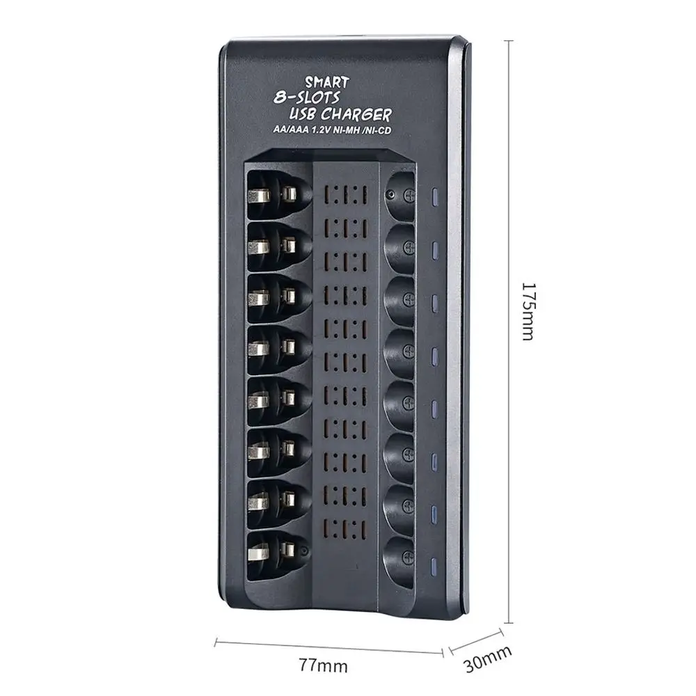 5V 2A Power Supply 4/8 Slots Battery Charger AA/AAA Battery Fast Charging USB Charger thumbnail 6