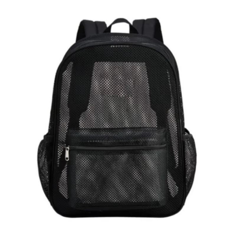 Backpack Waterproof Transparent School Bag Girl Large Capacity Backpack Solid Clear Backpack Men Fashion Transparent Plastic Bag thumbnail 6