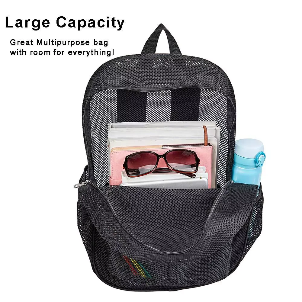 Backpack Waterproof Transparent School Bag Girl Large Capacity Backpack Solid Clear Backpack Men Fashion Transparent Plastic Bag thumbnail 4
