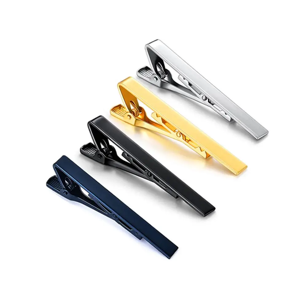 Elegant Classic Men's Tie Clip Lightweight Portable Tie Pin Metal Necktie Bar Dress Shirts Accessories for Wedding Ceremony thumbnail 5