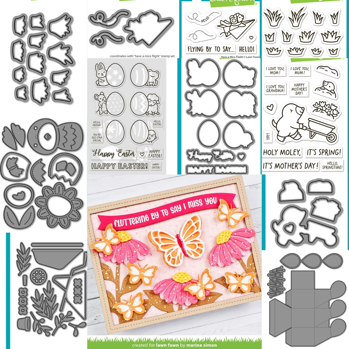 I Like Big Butterflies Stamps 2026 NEW Cutting Dies Scrapbook Diary Decoration Stencil Embossing Template DIY Greeting Card thumbnail 2