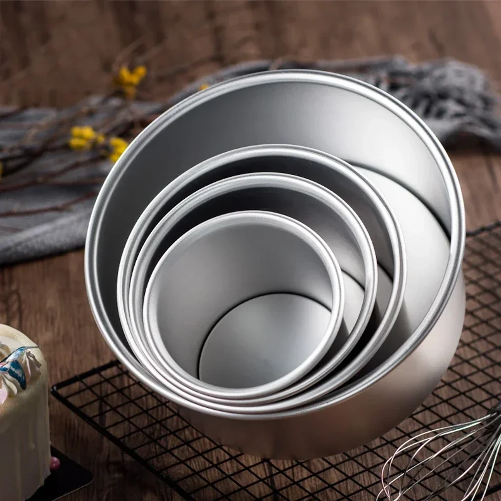 6/8/10 Inch Heightened Cake Mould  Deepened Anode Removable Bottom Mold Baking Tool Cylindrical Cake Baking Tray Bakery Tools thumbnail 2