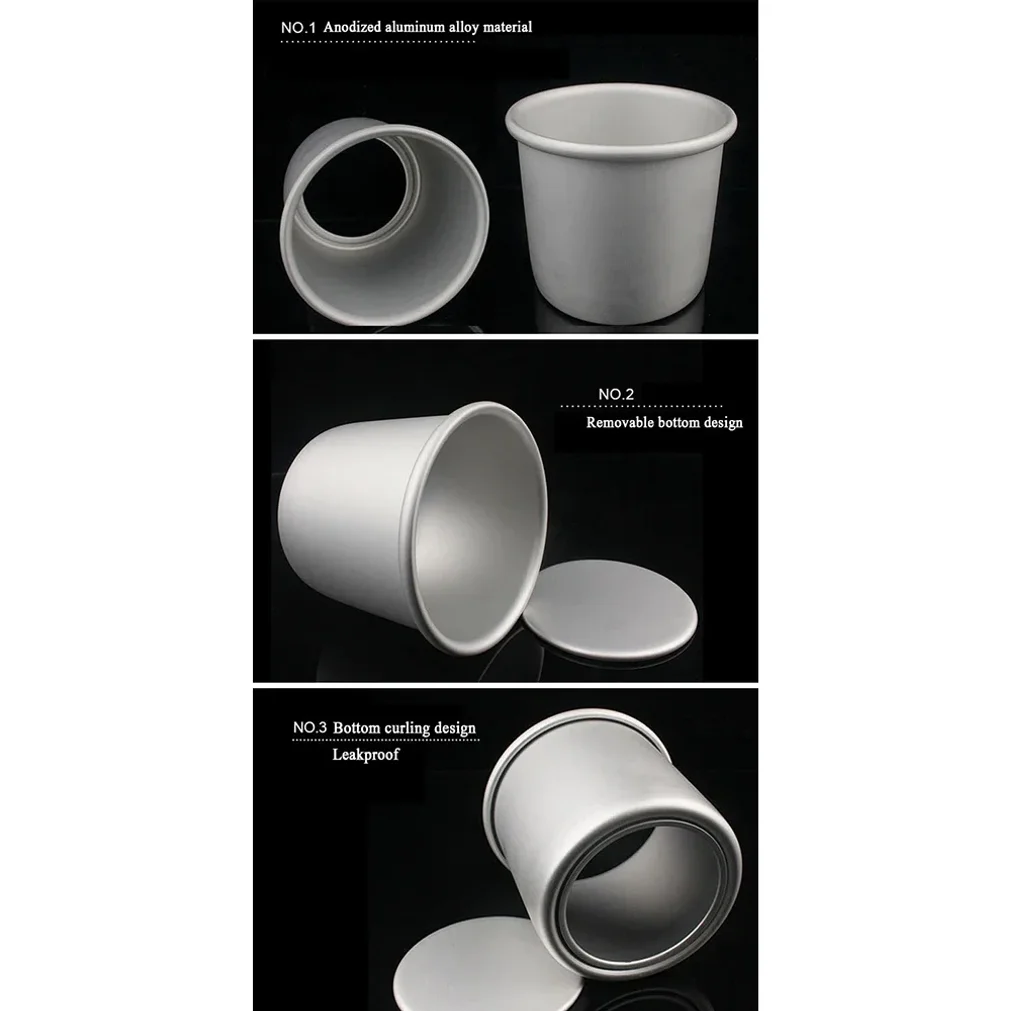 6/8/10 Inch Heightened Cake Mould  Deepened Anode Removable Bottom Mold Baking Tool Cylindrical Cake Baking Tray Bakery Tools thumbnail 4